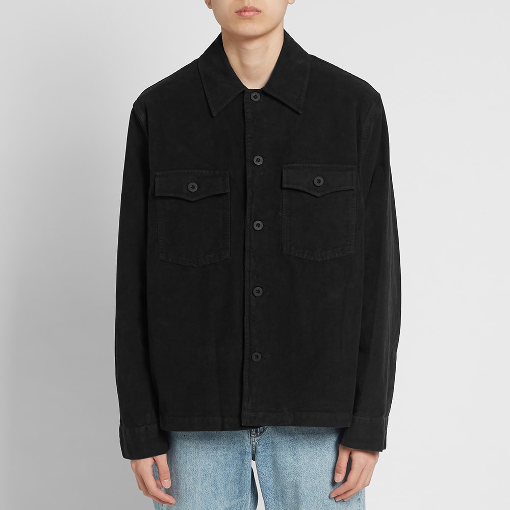 ジャケット・アウター OUR LEGACY EVENING COACH JACKET BLACK Our Legacy - Evening Coach Jacket Black Brushed Cotton