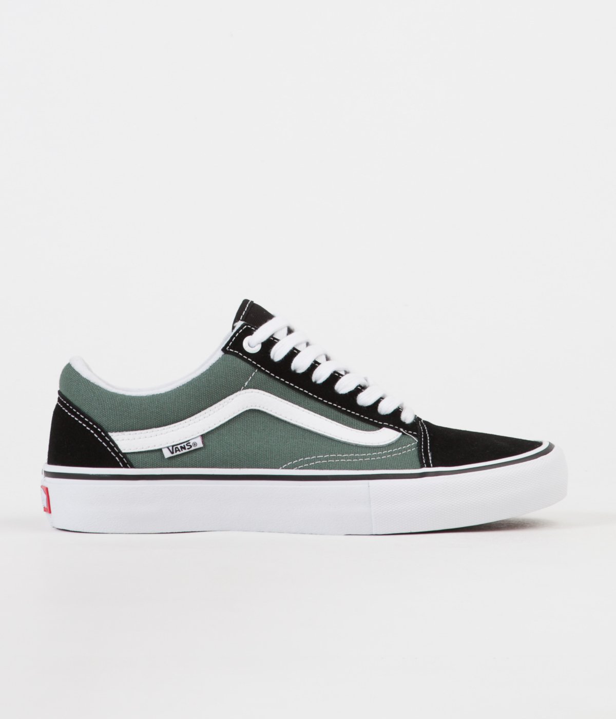 vans old skool black and green