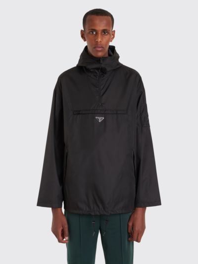 Very Goods | Très Bien - Prada Hooded Gabardine Nylon Anorak Black