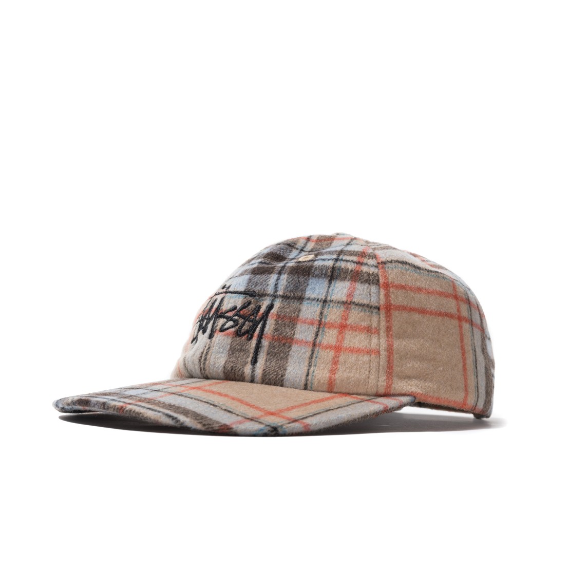 stussy plaid hat