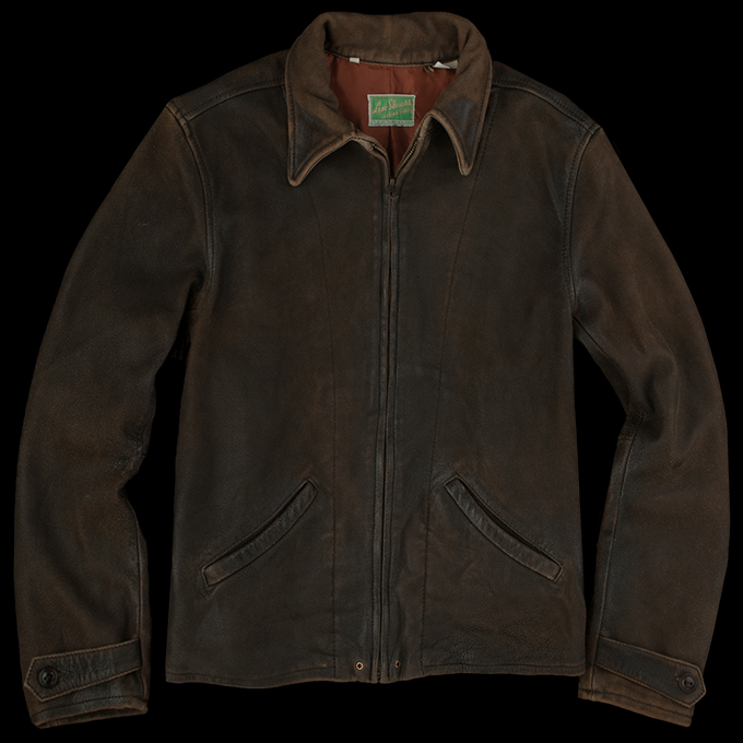 levis vintage leather jacket