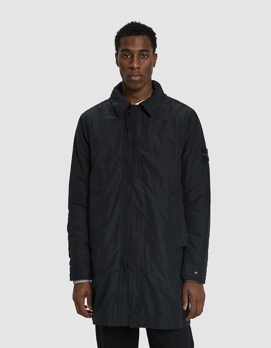 Very Goods | Micro Reps Trench Coat in Carbon