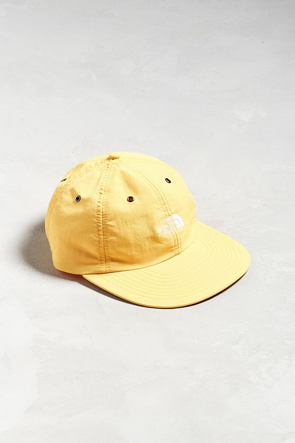 the north face yellow cap