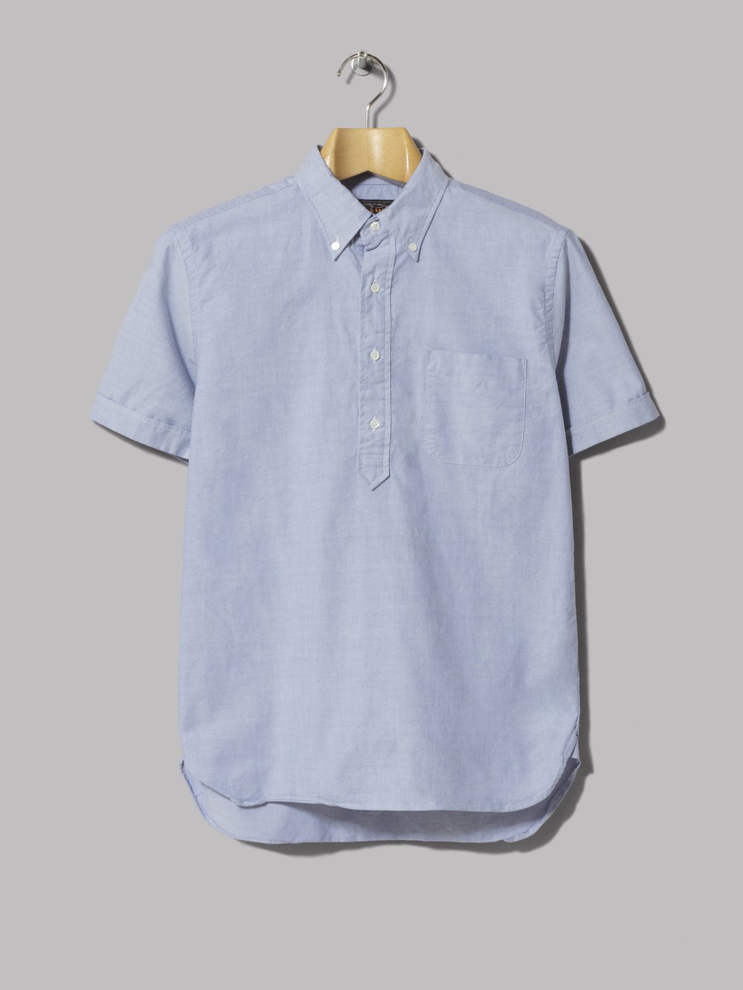 Beams Plus - Seersucker Pullover Short Sleeve Button Down Shirt in