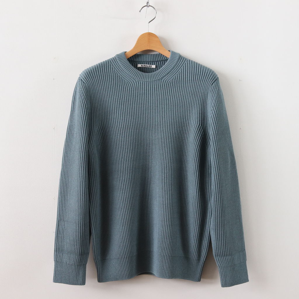 Very Goods | AURALEE | オーラリー SUPER FINE WOOL RIB KNIT P/O