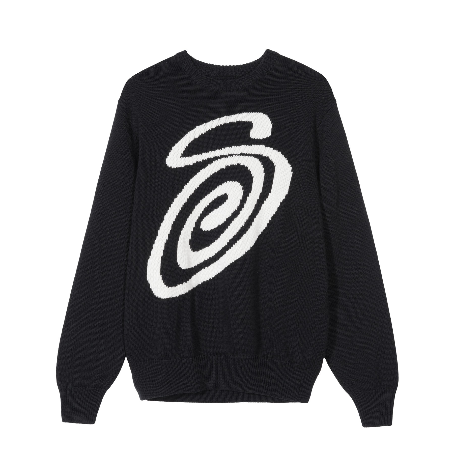 very-goods-stussy-curly-s-sweater-black