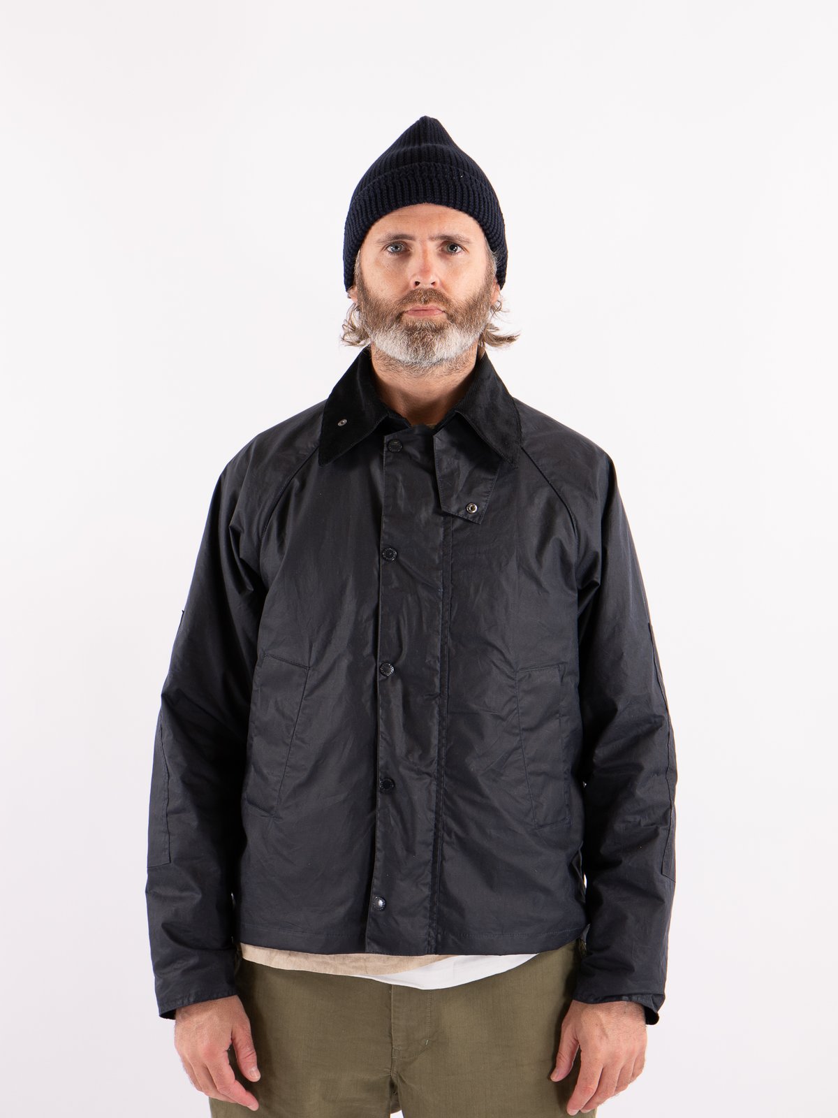 Barbour × Engineered Garments ワックスブルゾン