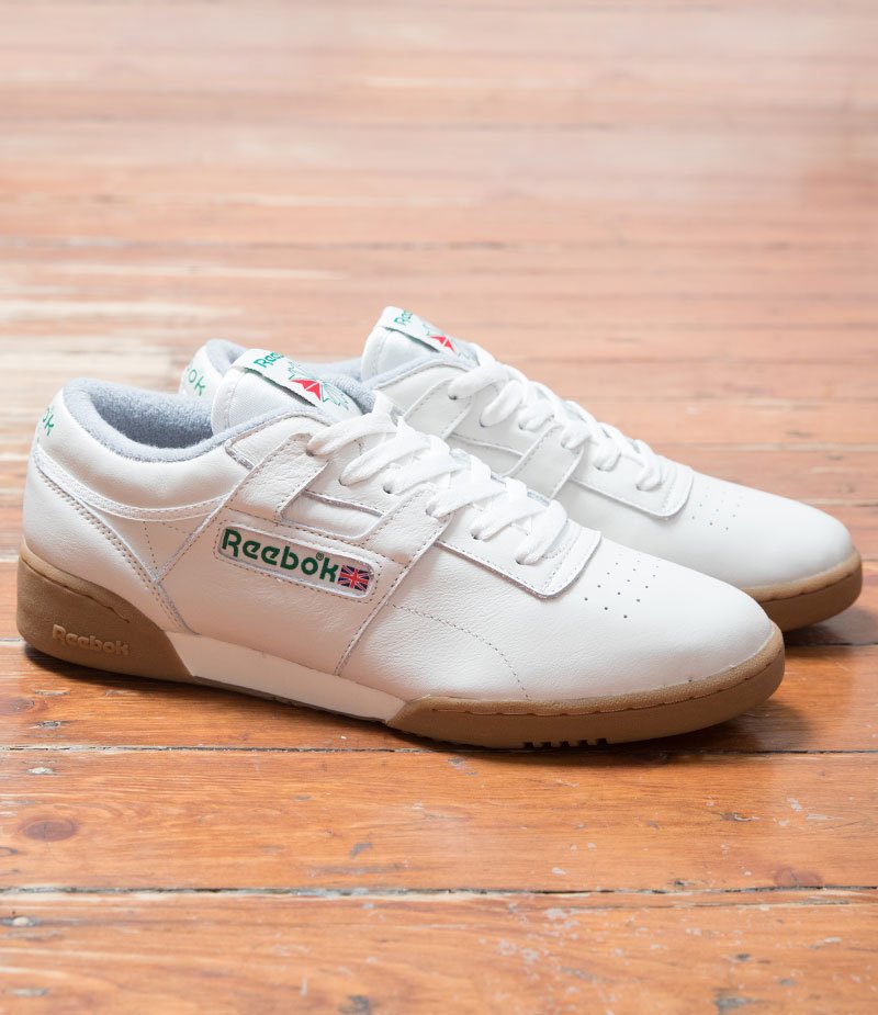 Very Goods | Reebok Workout Clean MU x Oi Polloi - Chalk/Green - Up There