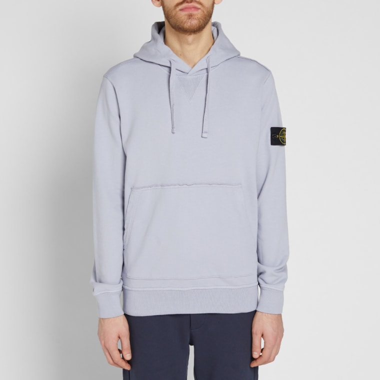 lavender stone island hoodie