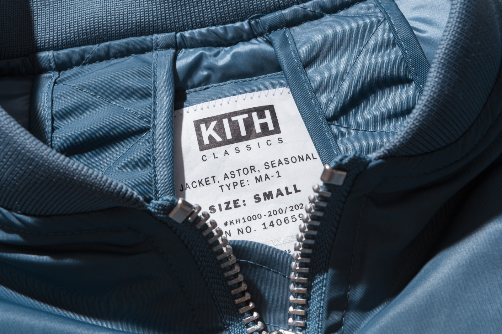 Very Goods | Kith Classics Astor MA-1 Down Jacket - Slate | Kith NYC