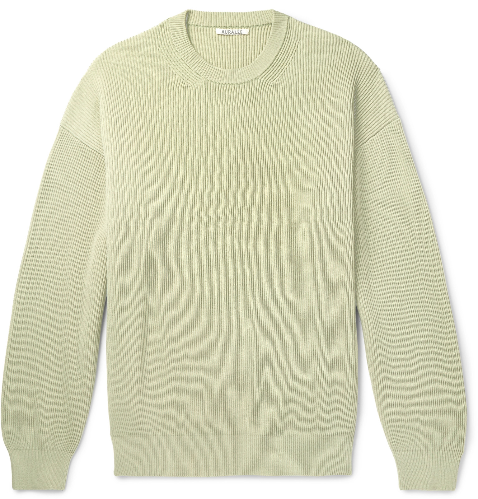 Very Goods | Auralee - Ribbed Wool and Silk-Blend Sweater