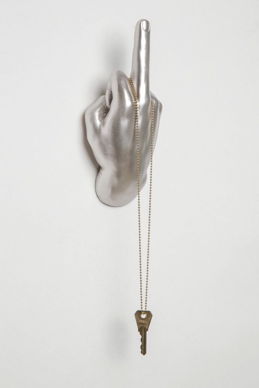 Interior Illusions Middle Finger Wall Hook