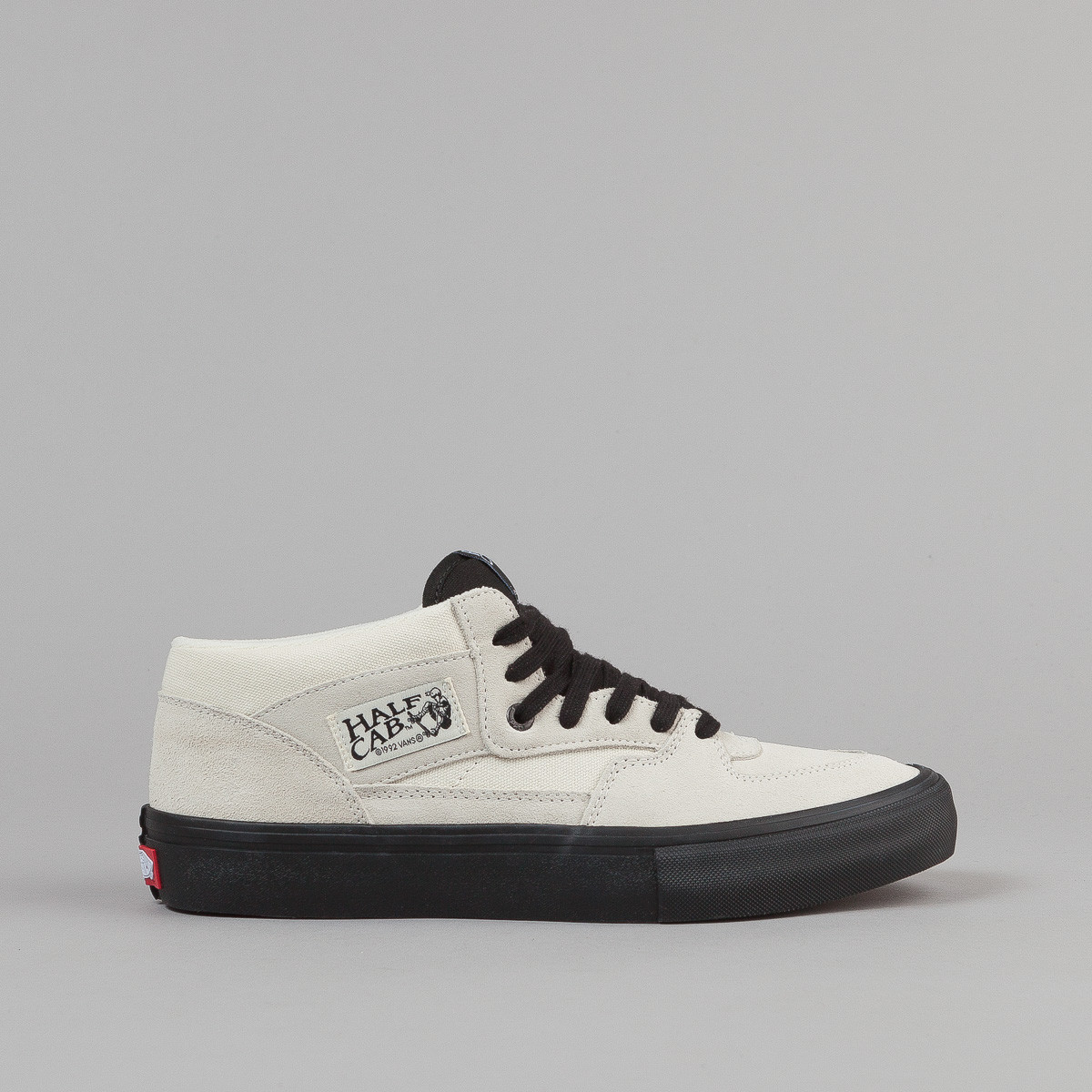 vans half cab pro white black