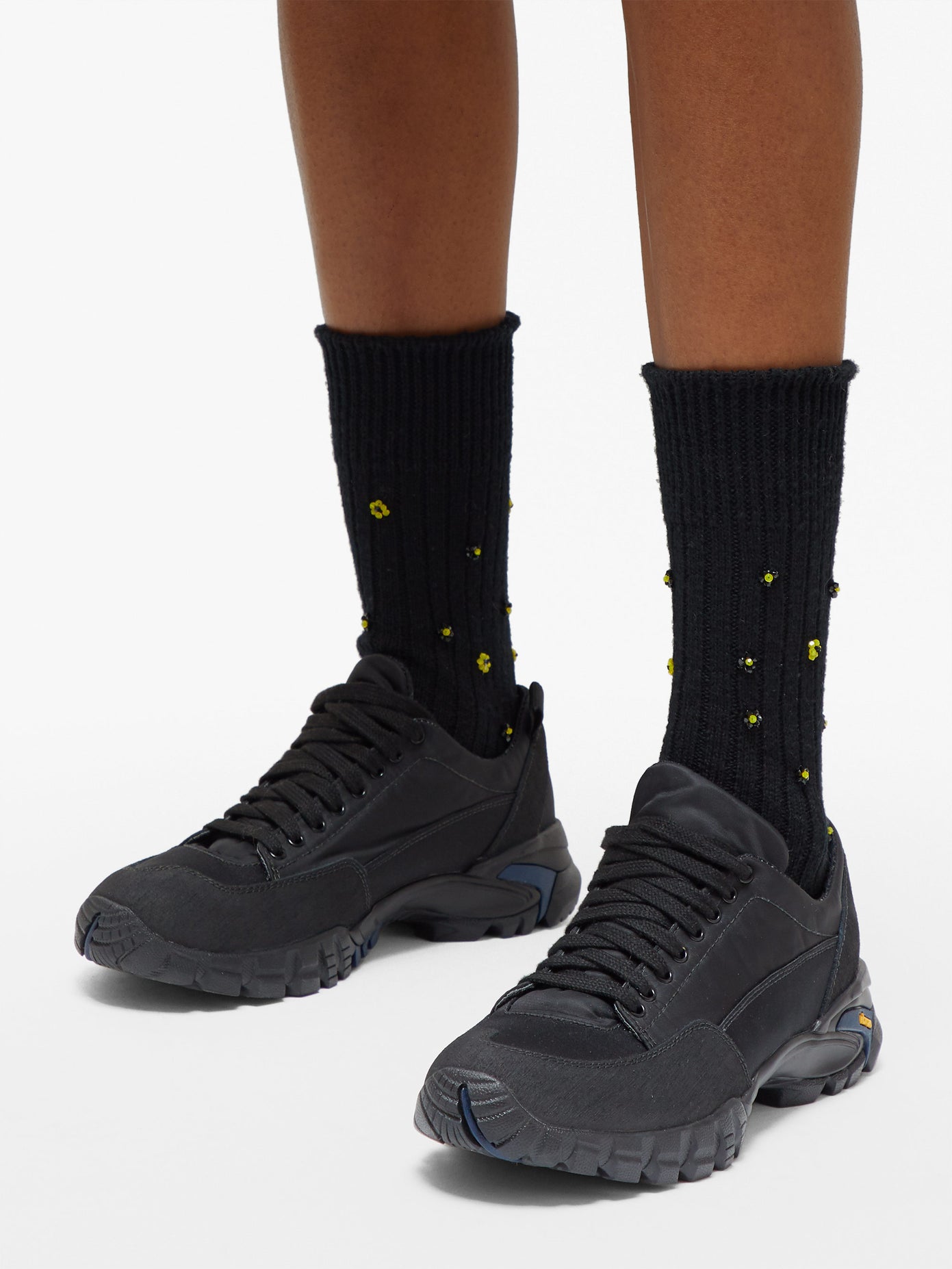 Very Goods | X Diemme Emma panelled satin trainers | Cecilie
