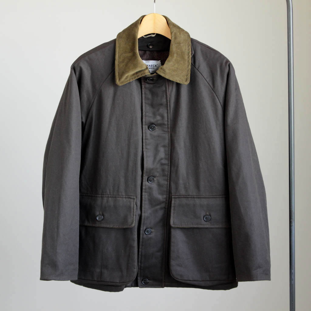 Very Goods | YAECA - Oiledcloth Field Jacket #olive oil Very Goods | YAECA - Oiledcloth Field Jacket #olive oil
