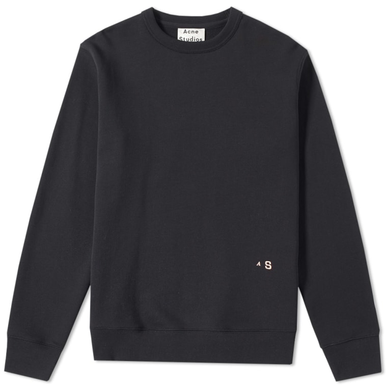 Acne Studios スウェット Very Goods | Acne Studios Faise Crewneck Sweat (Black) | END.