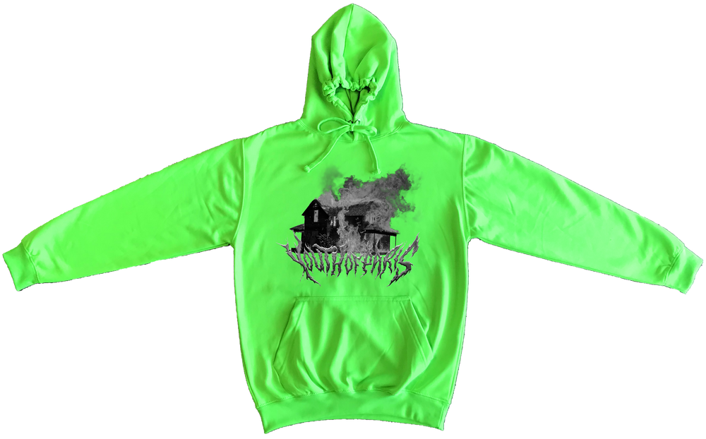 youth green hoodie