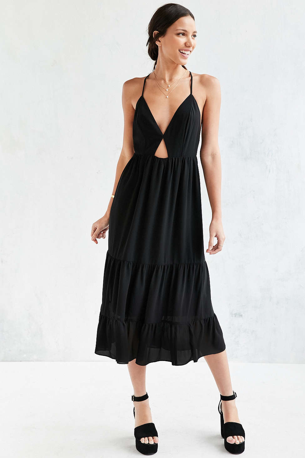 midi dress urban outfitters White Midi Dresses