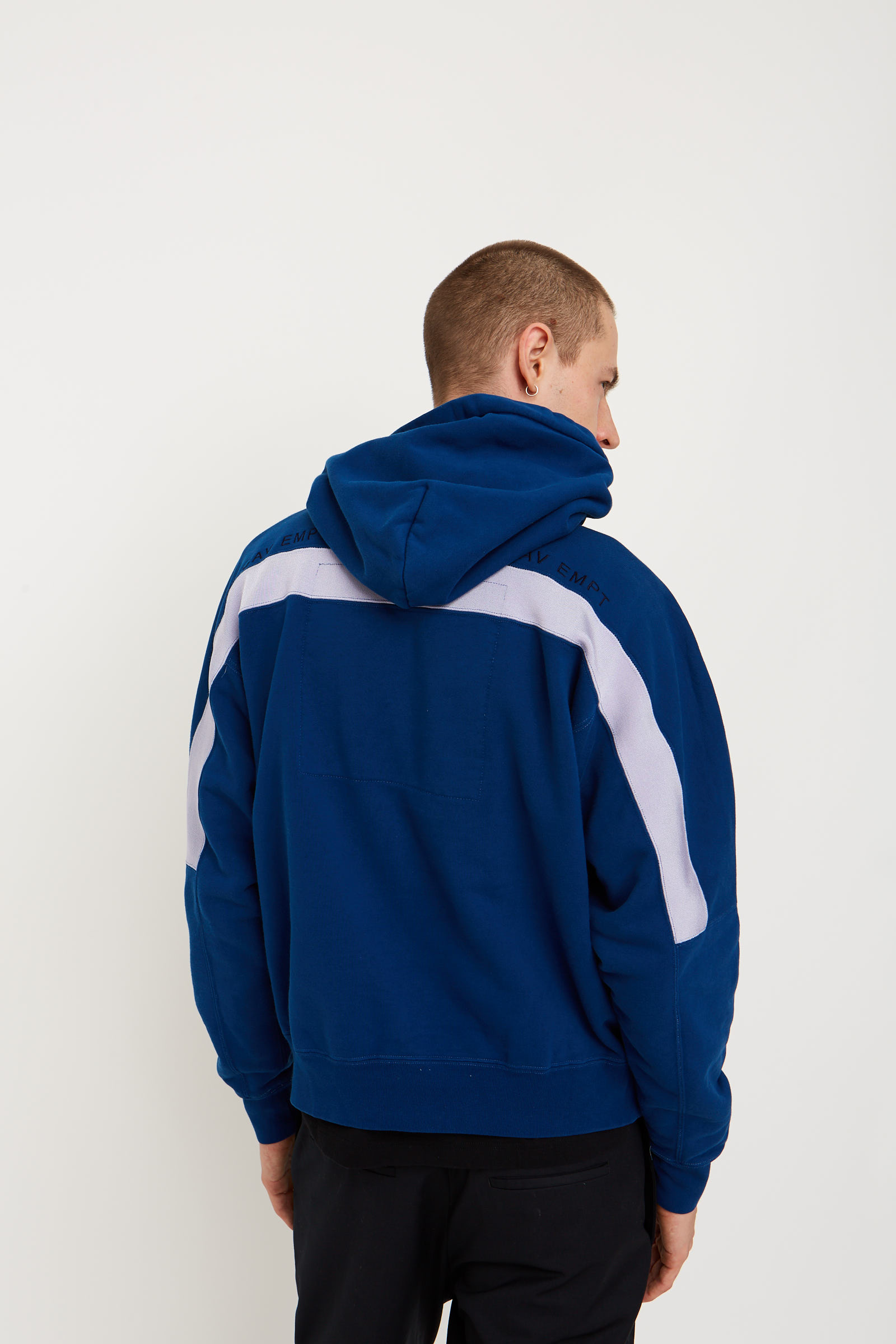 Very Goods Wood Wood Cav Empt Center P Rib Heavy Hoody in Blue