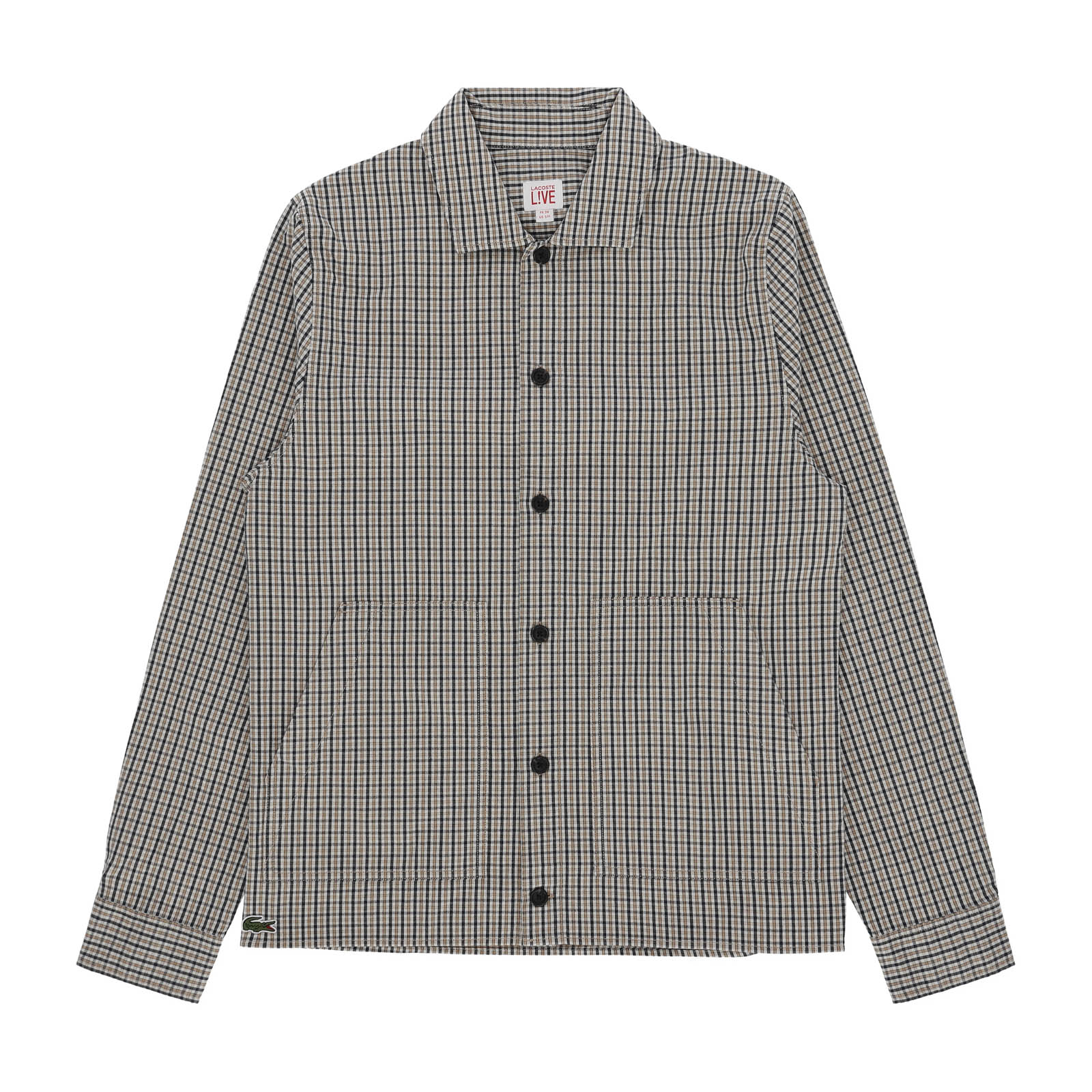 lacoste flannel shirt