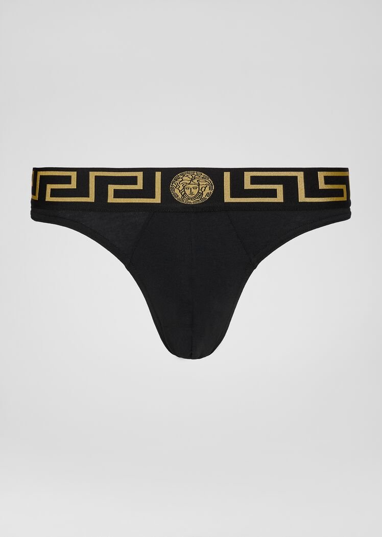 versace greca swim brief