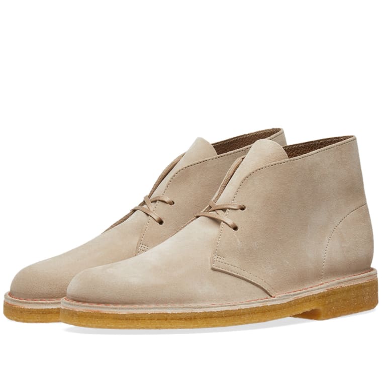 clarks original tan suede desert shoes