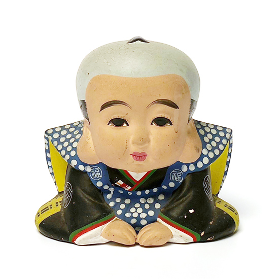 Very Goods Vintage Japanese Folk Art 福助人形