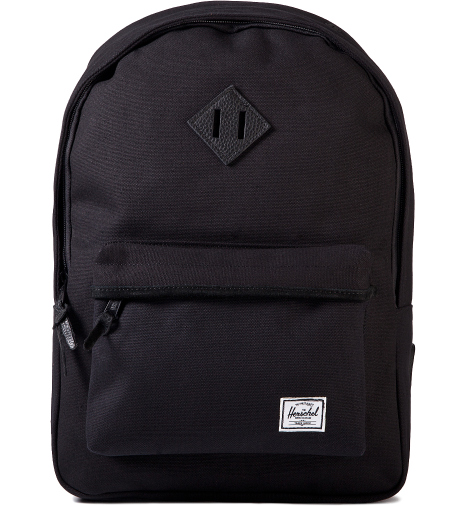 Very Goods | Herschel Supply Co. Black Woodlands Canvas Backpack ...