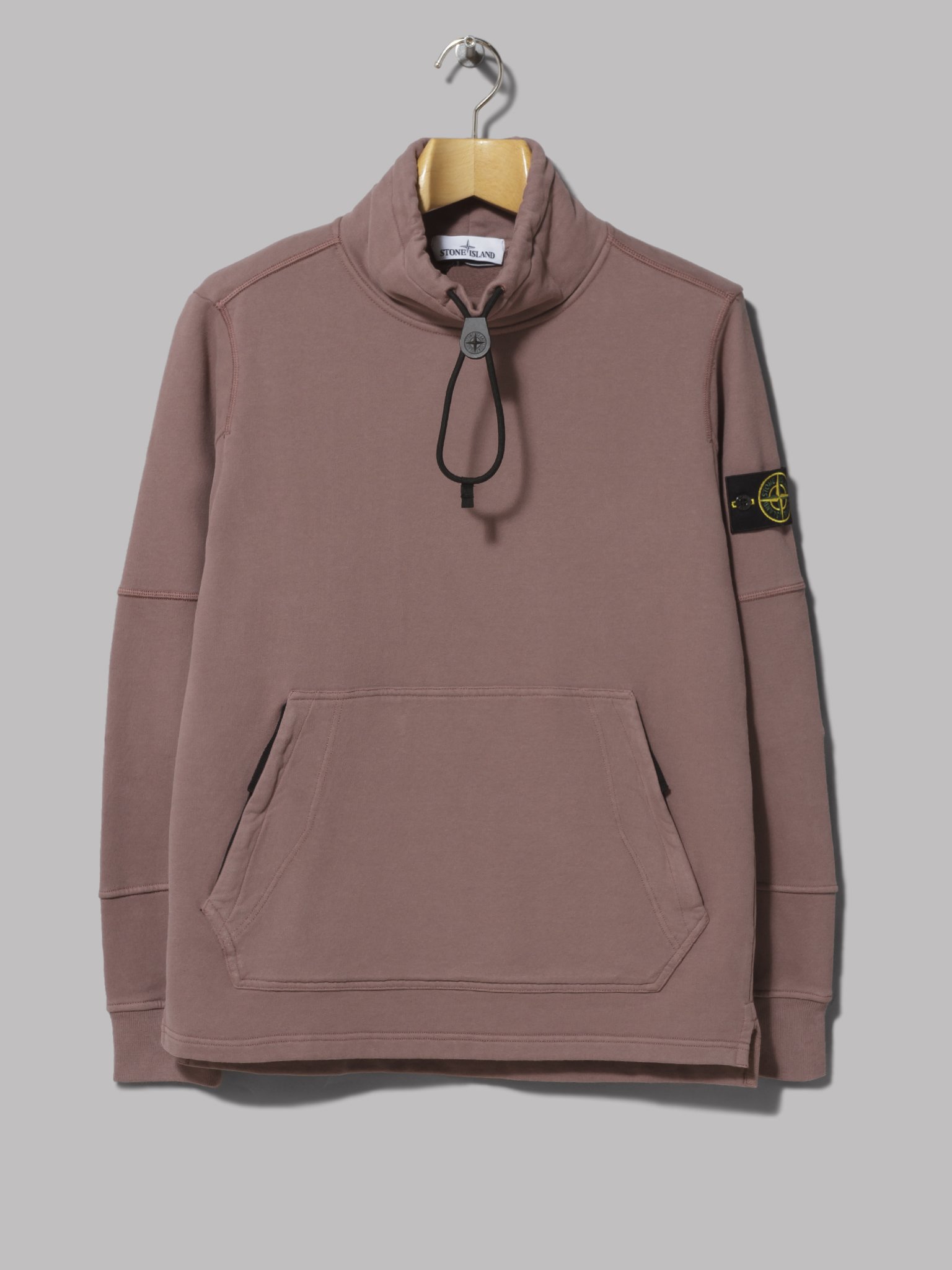 stone island mock neck sweater