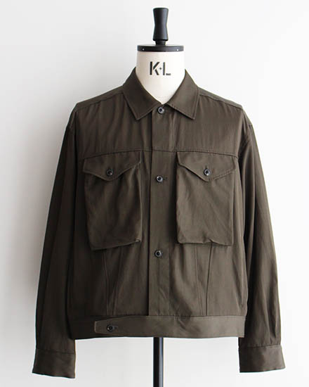 【Blurhms / ブラームス】Rayon Cotton Short Jacket  - Very Goods