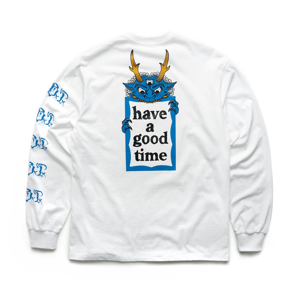 Very Goods | Have A Good Time HENBO × G×B×T L/S Tee - White | Sporadic