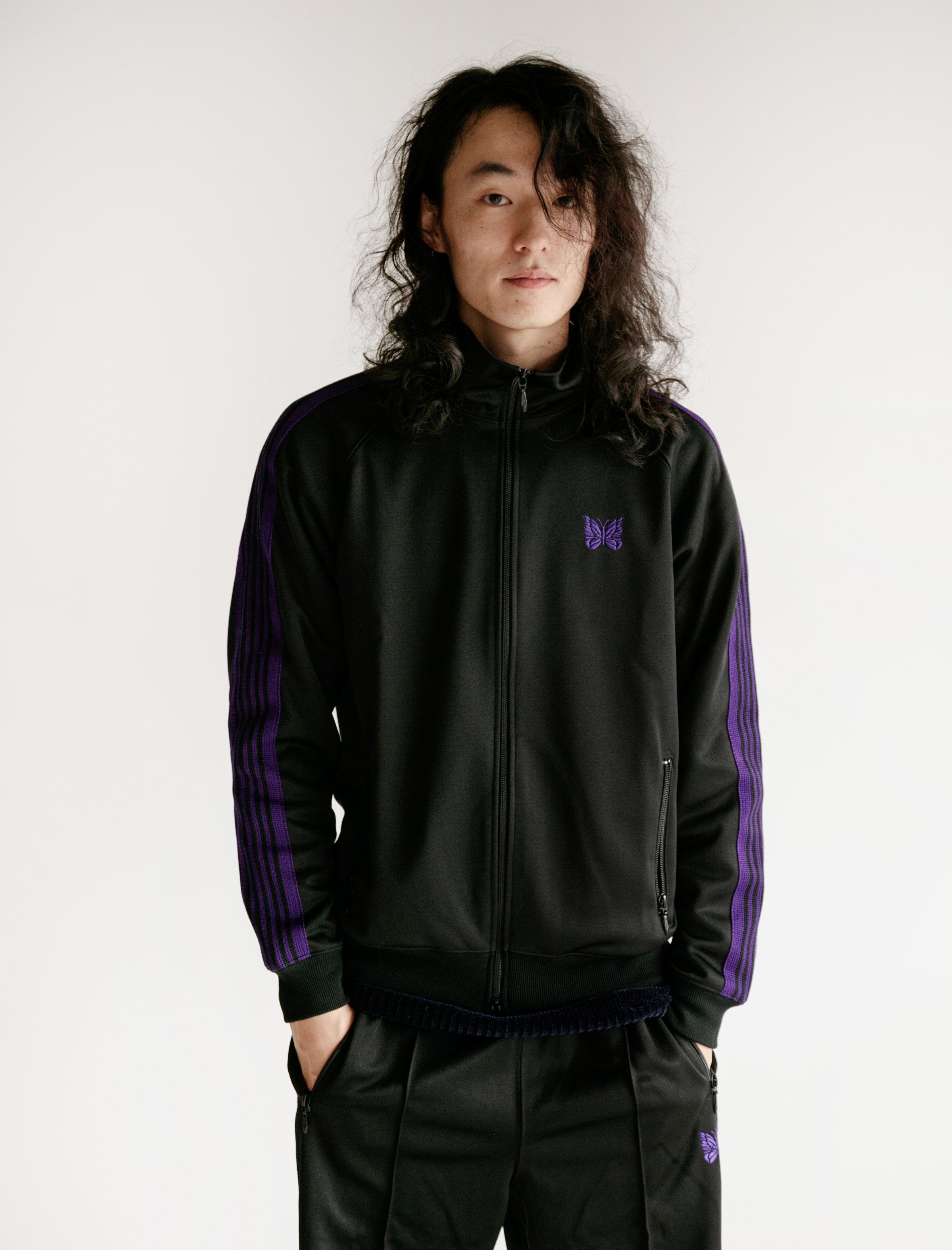 Very Goods | Needles Track Jacket Poly Smooth Black – Neighbour Very Goods | Needles Track Jacket Poly Smooth Black – Neighbour