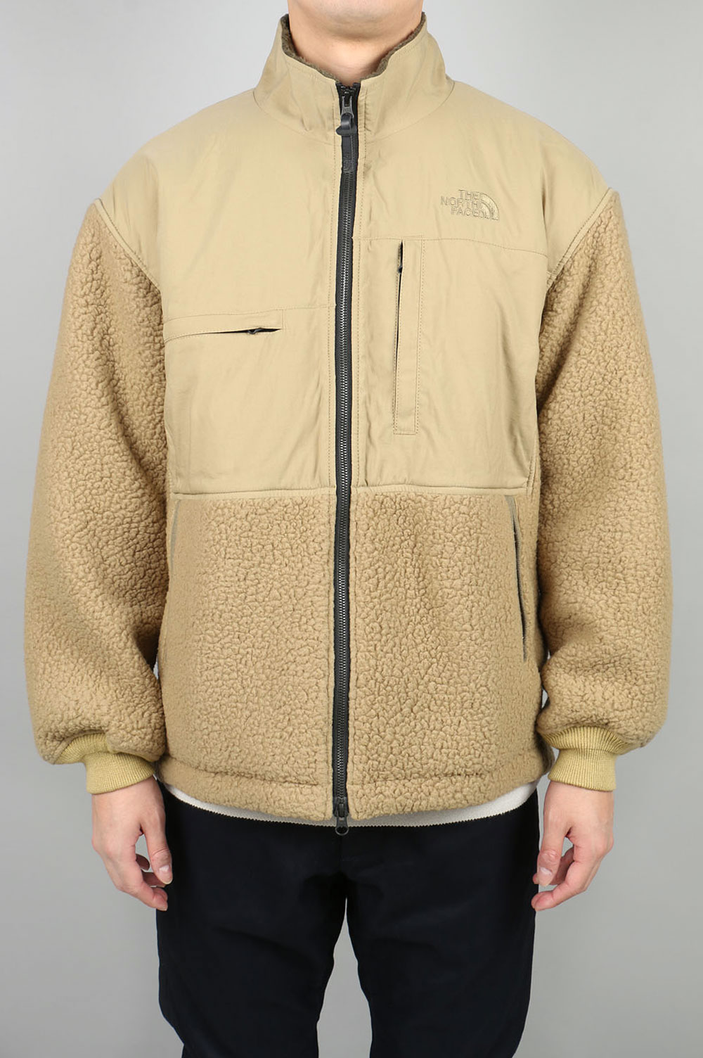 the north face purple label field denali jacket