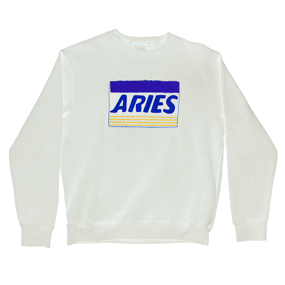 Aries Arise Credit Card Sweatshirt in Gray for Men