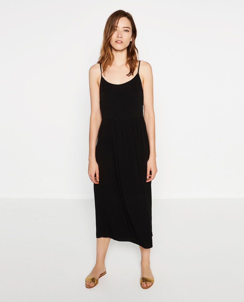 Very Goods | MIDI STRAPPY DRESS - KLEIDER-DAMEN-KOLLEKTION AW16 | ZARA ...