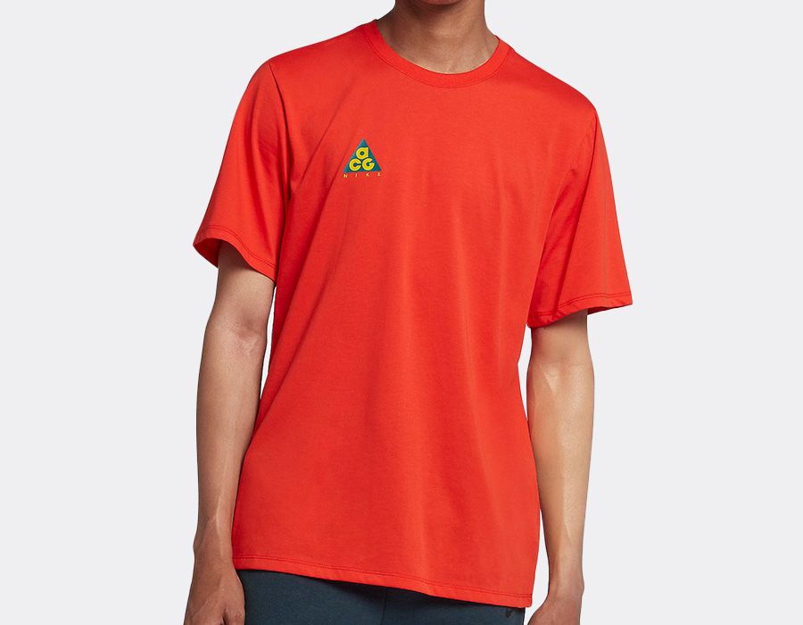 red nike tshirt