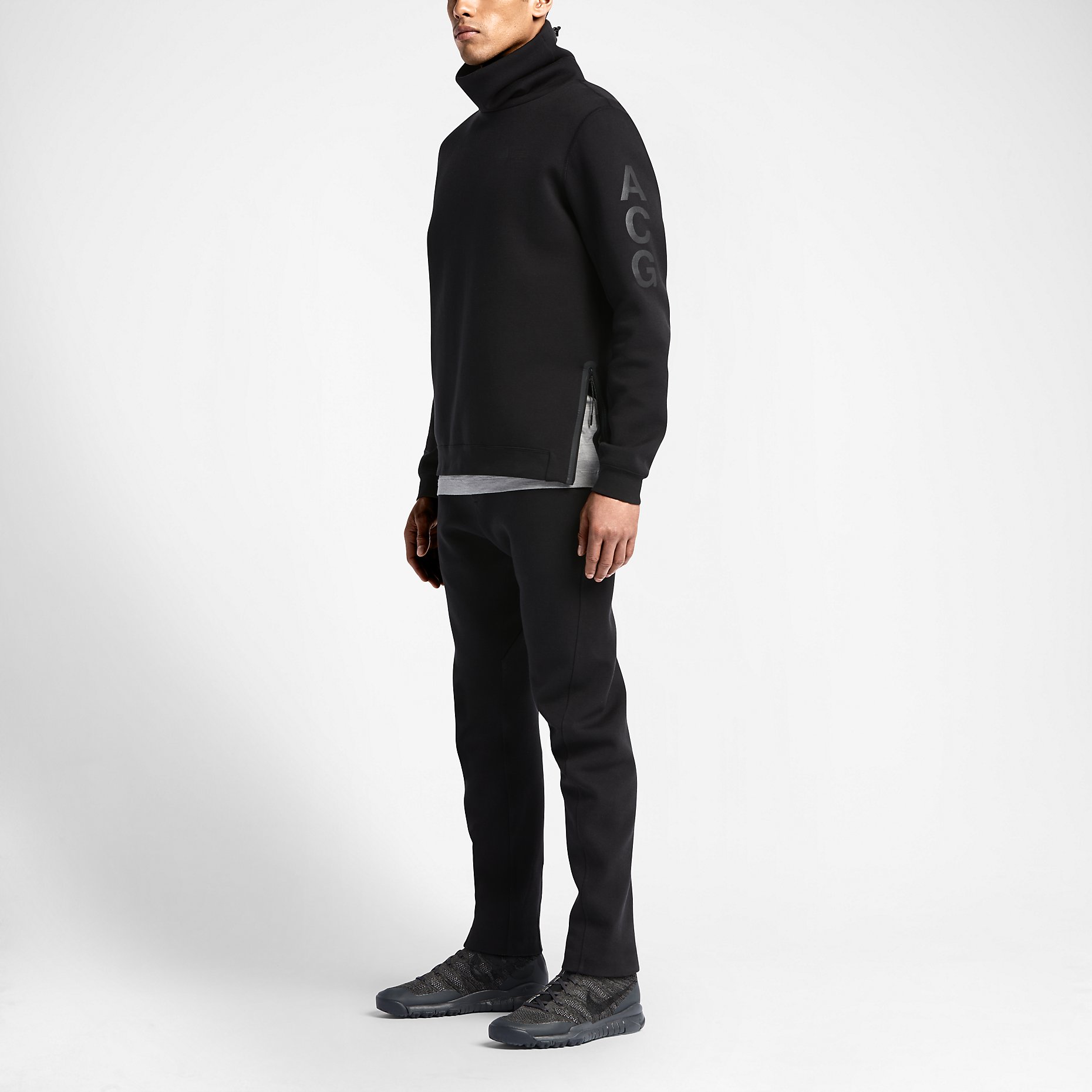 Very Goods | NikeLab ACG Tech Fleece Funnel Pullover Men's Sweatshirt ...