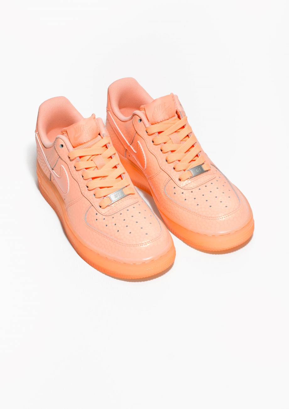 air force 1 orange neon