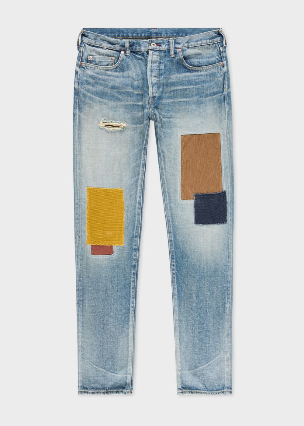 antique wash jeans