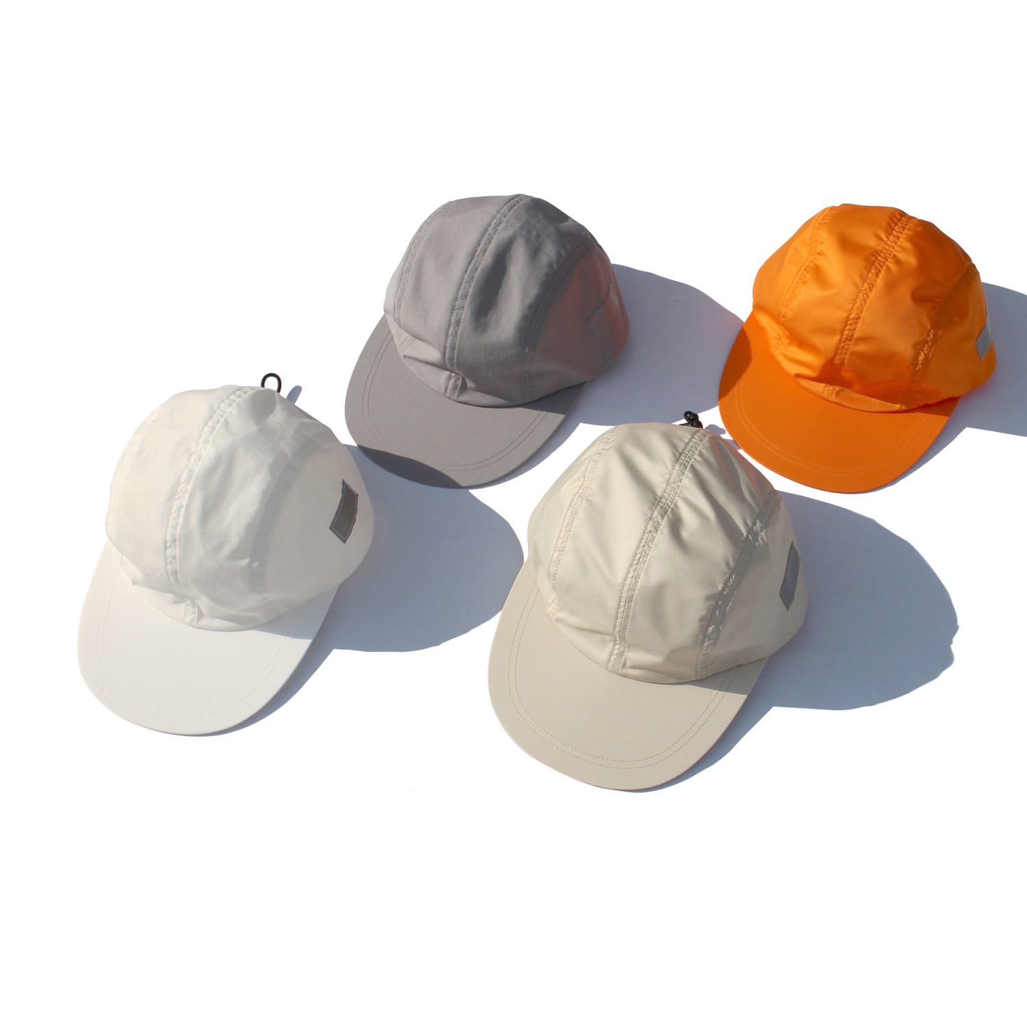 Folding Cap with 4 Secret Pockets for Cash and Keys