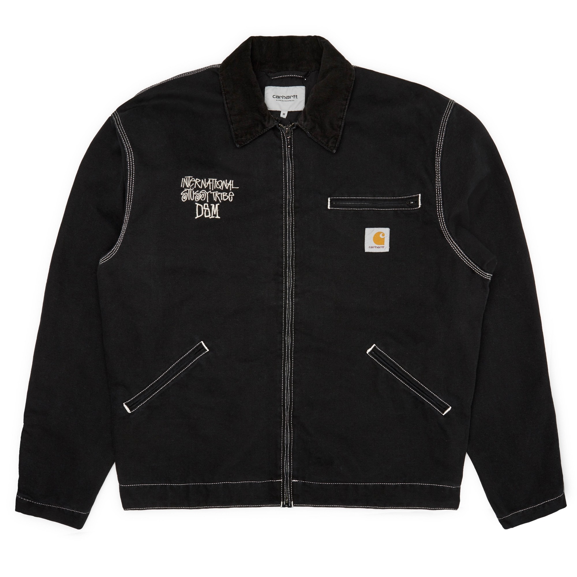 STUSSY】STUSSY X CARHARTT JACKET袖67cm - ブルゾン