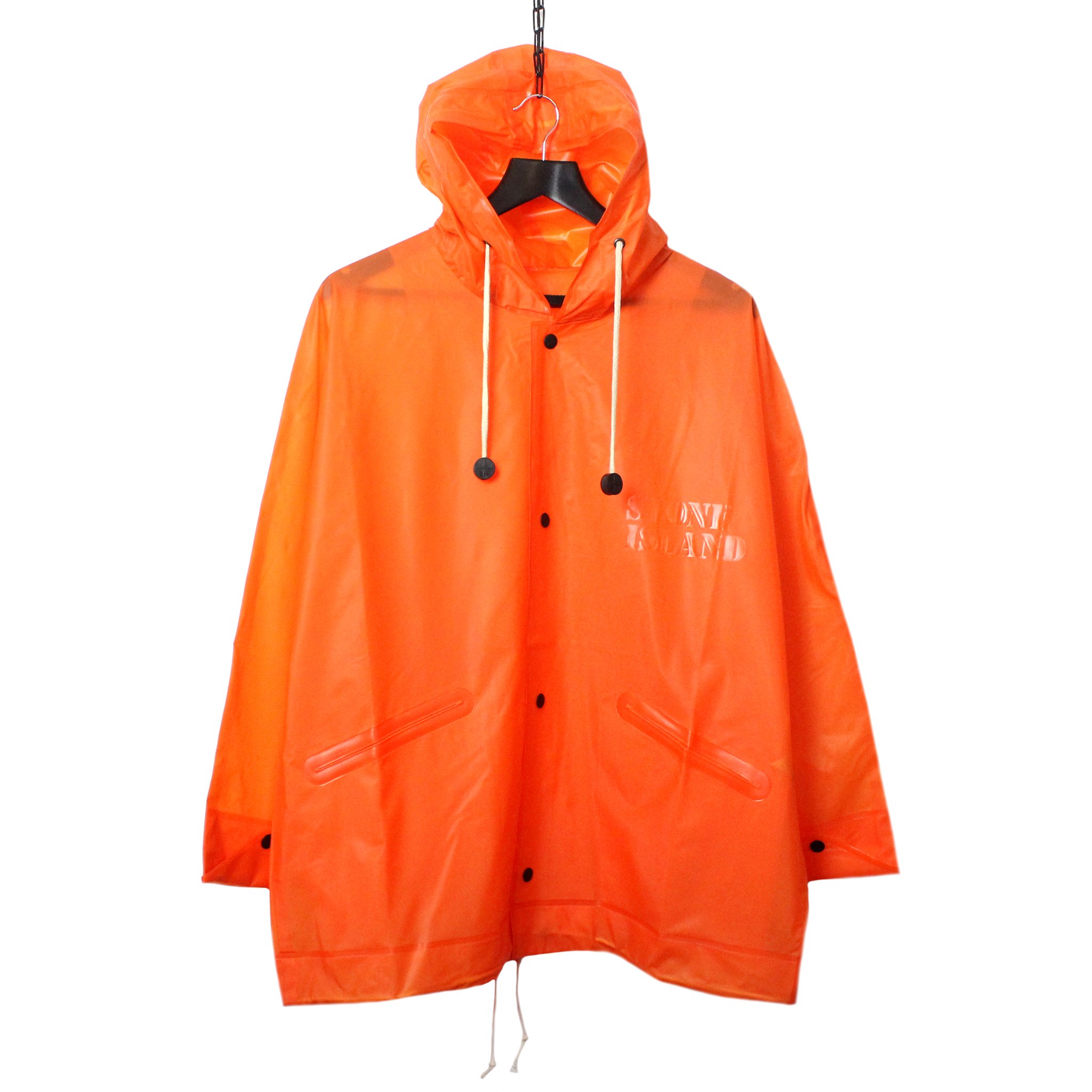 Very Goods | DEADSTOCK STONE ISLAND AW 1987 ORANGE PVC JACKET