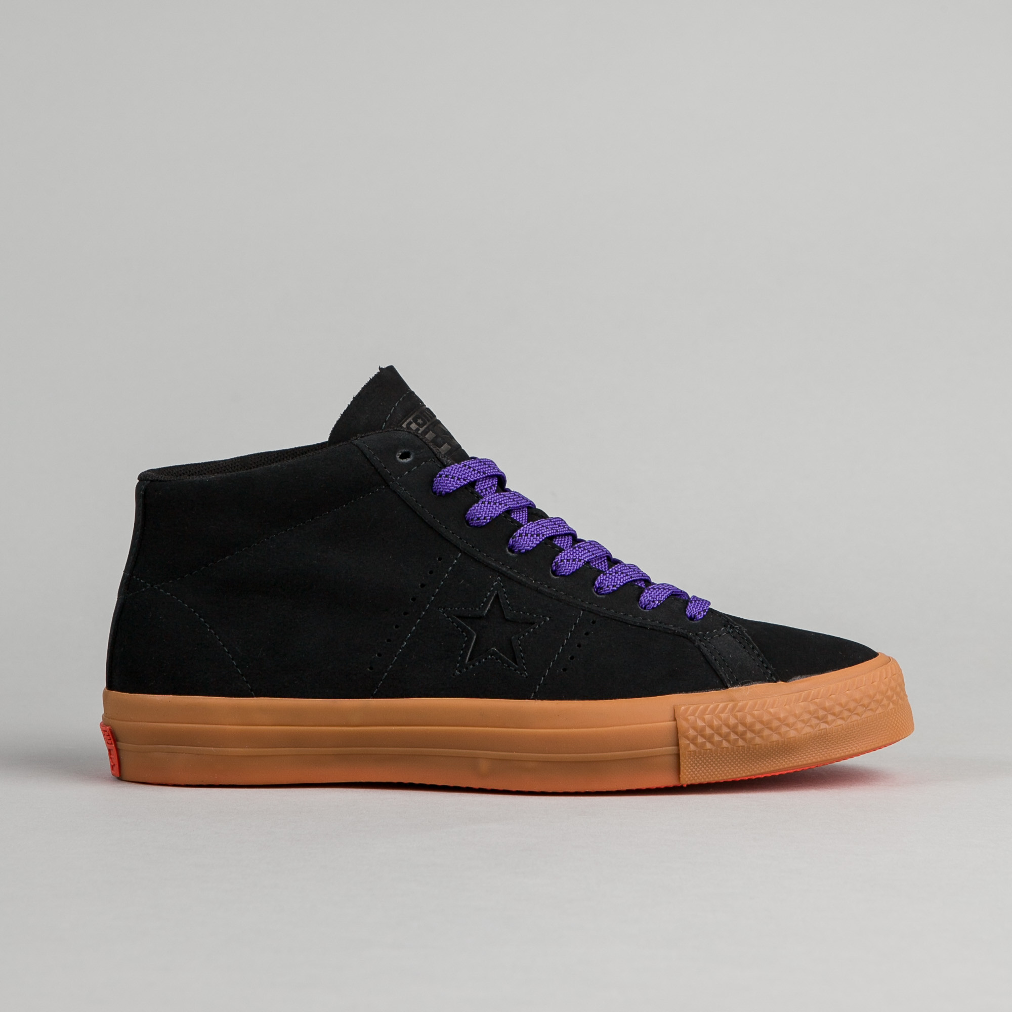 converse one star black gum