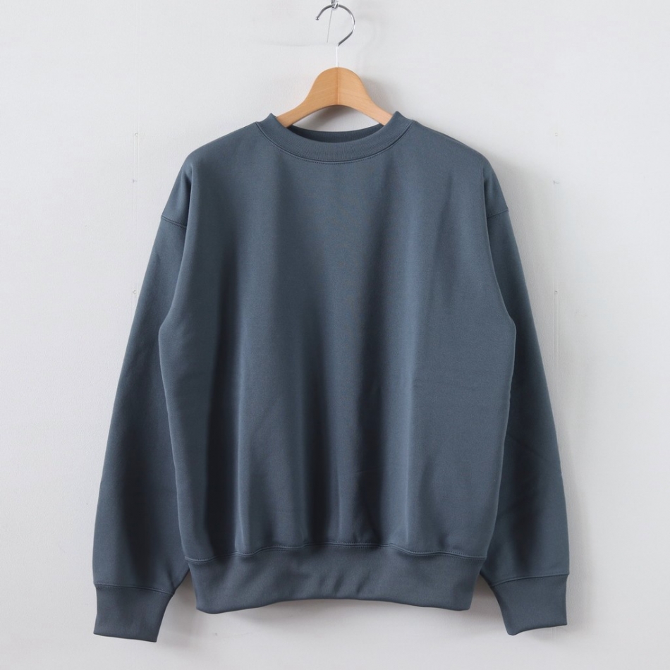 20SS AURALEE POLYESTER SWEAT P/O-