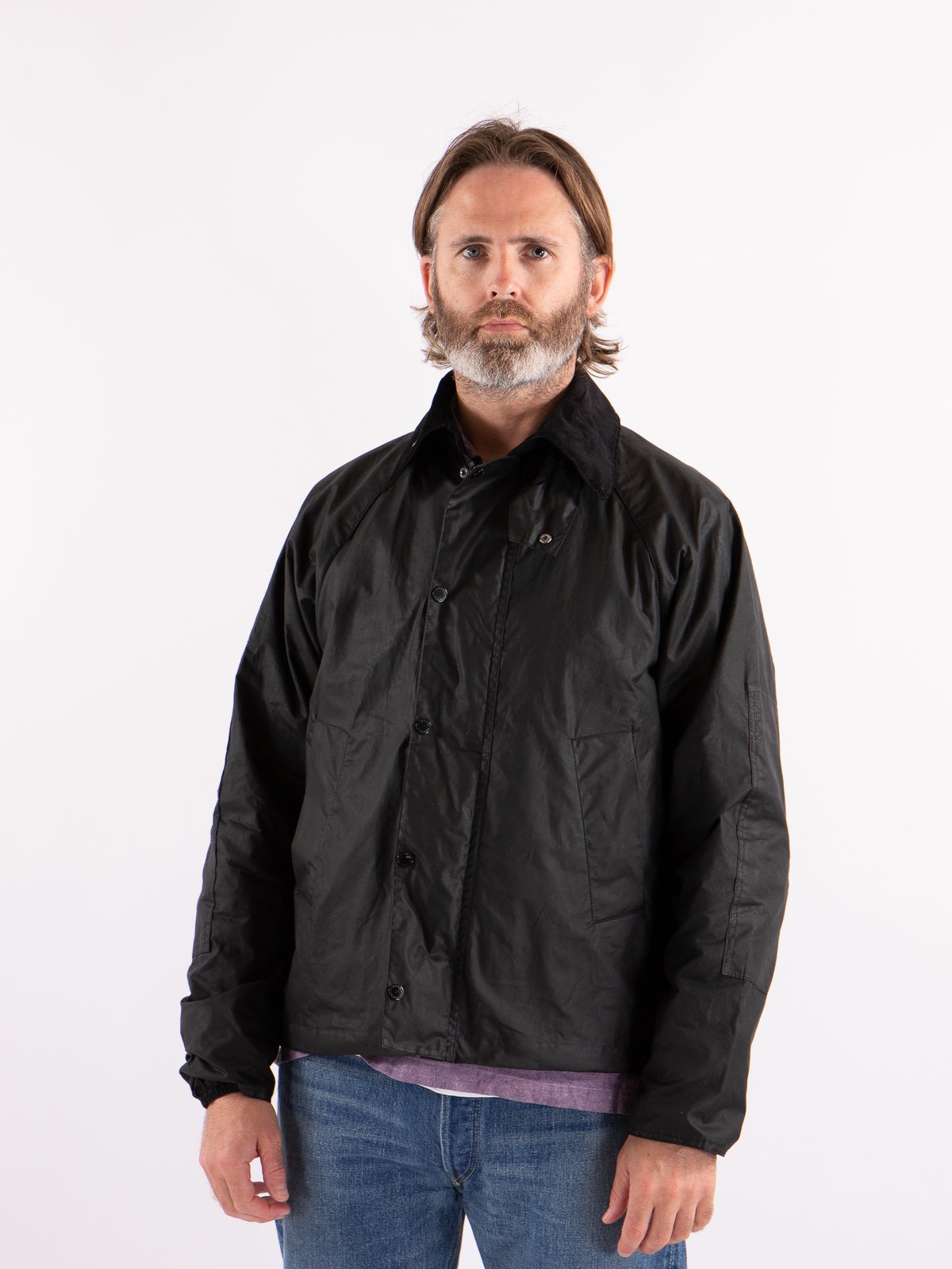 Very Goods | Black Graham Wax Jacket by Engineered Garments x Barbour ...
