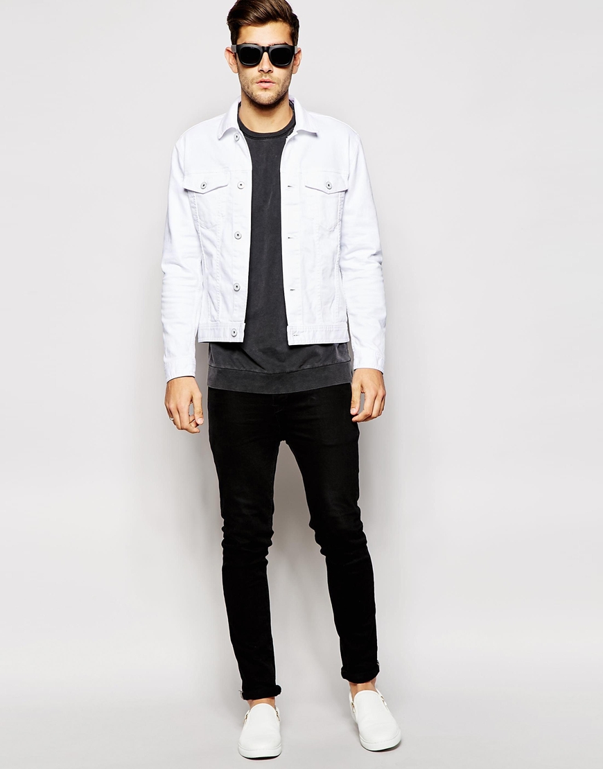 jack and jones white jeans