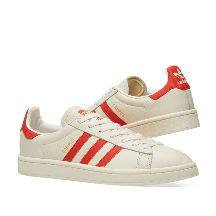 orange adidas campus