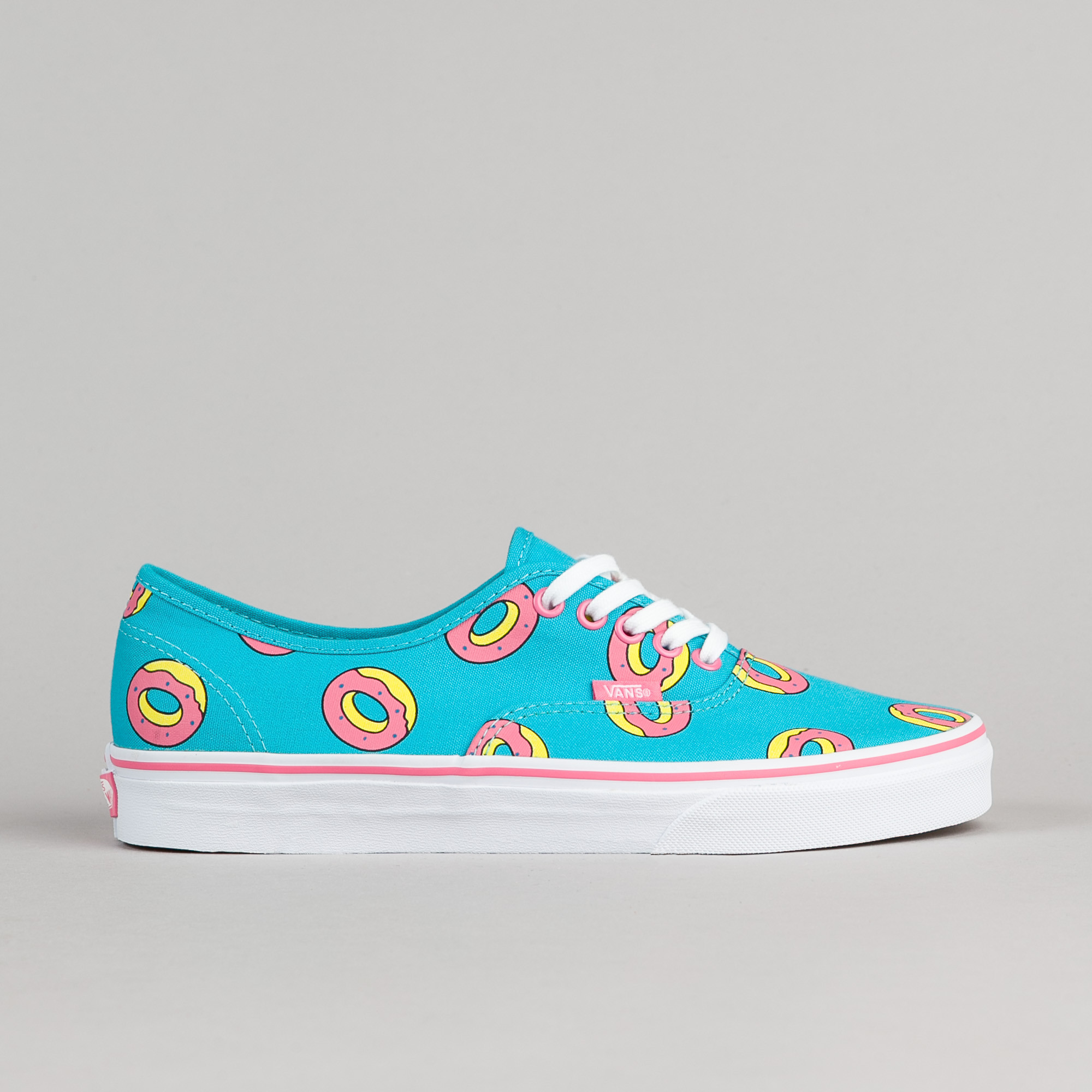 vans odd future authentic scuba blue donut shoes