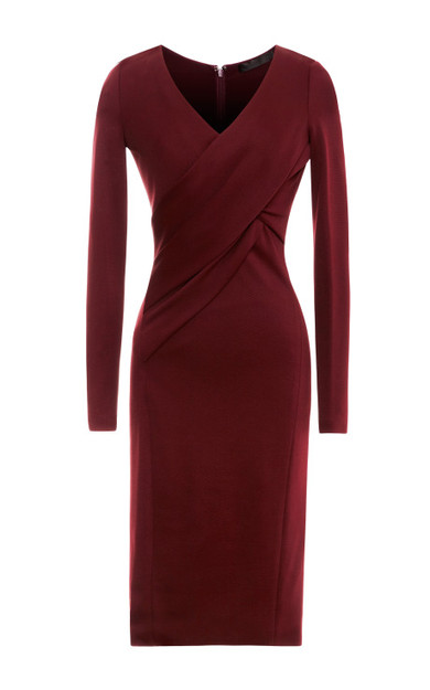 Donna karan draped jersey dress hotsell