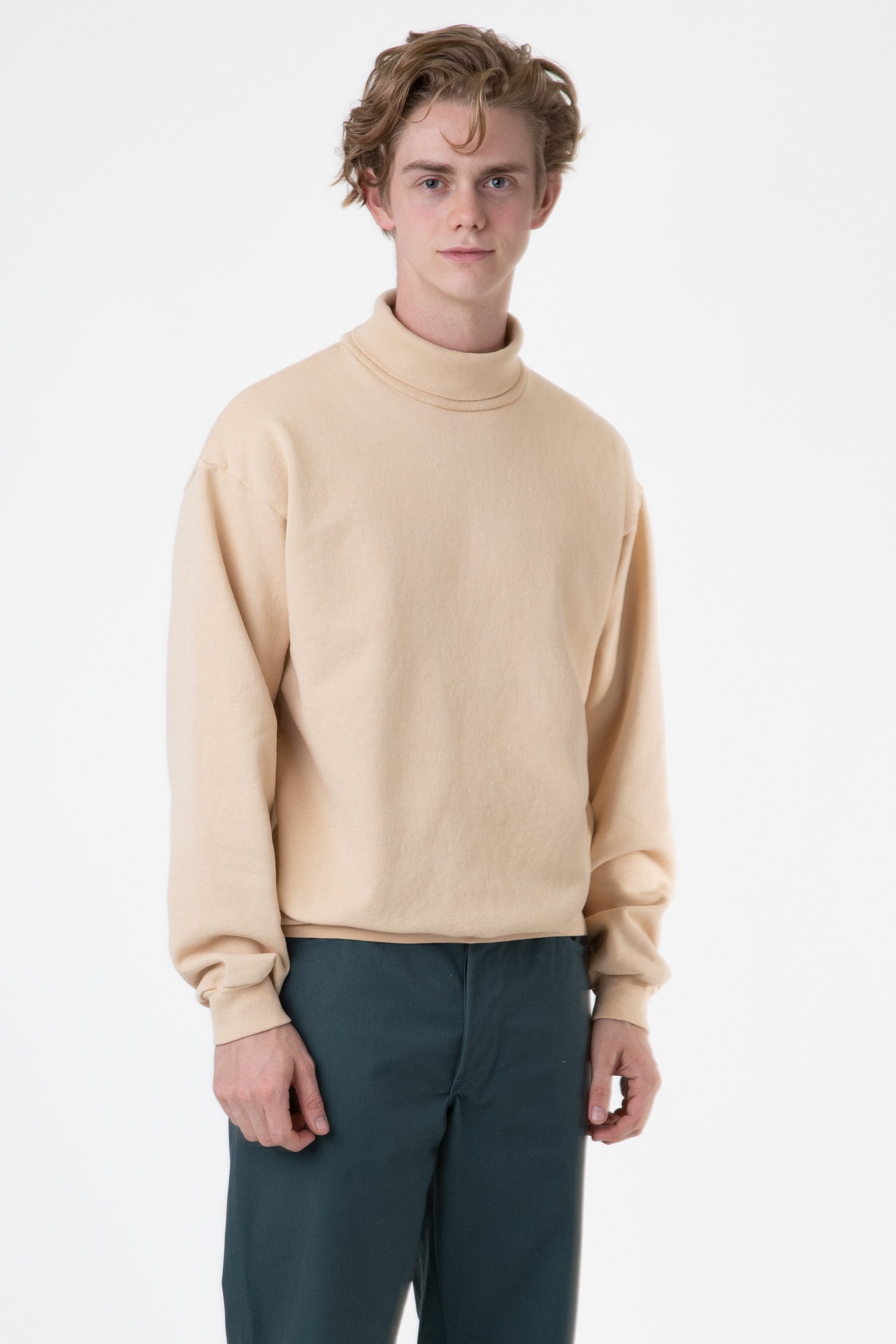 Very Goods | HF13GD - 14 oz Heavy Fleece Turtleneck Sweatshirt – Los ...